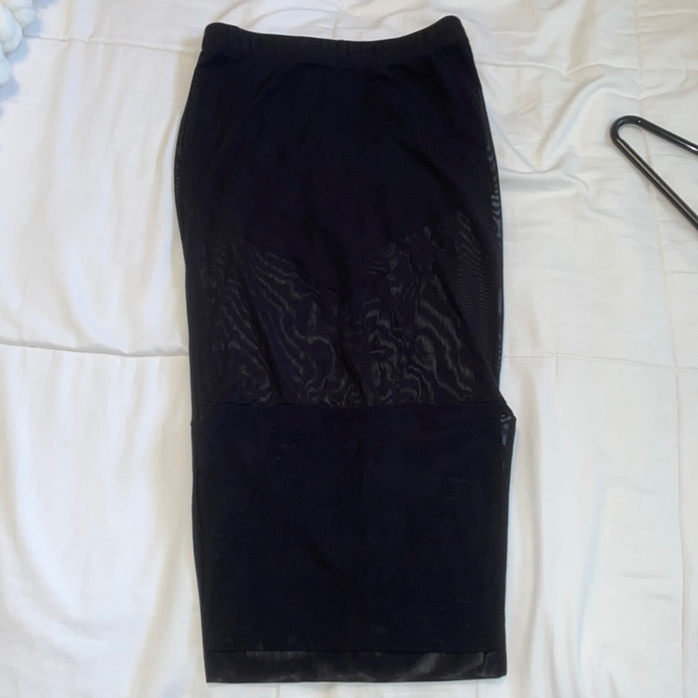 See through skirt